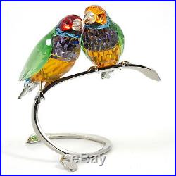 Swarovski Gouldian Finches 1141675 Bargain Genuine Crystal Birds Figurines Used