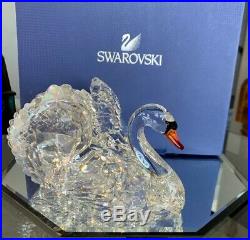 Swarovski Graceful Swan Large Clear Crystal Red Beak #1141713