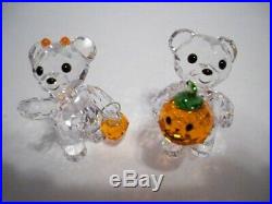 Swarovski Halloween Kris Bear & Kris Bear A Pumpkin For You 1096026 15223252 Nib