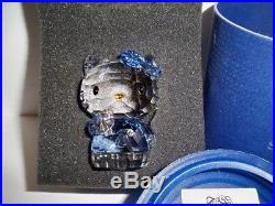 Swarovski Hello Kitty Blue Bow Very Rare Retired 1142933 Bnib