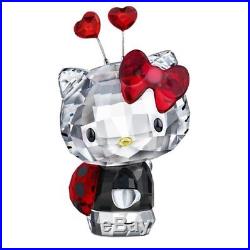 Swarovski Hello Kitty Ladybug, Japanese Cat Siam Crystal Figurine 1180910