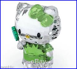 Swarovski Hello Kitty Lucky Charm Four-leaf, Cat Clover Crystal Figurine 5004741