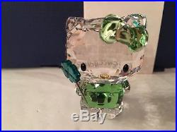 Swarovski Hello Kitty Lucky Charm Four-leaf Clover Figurine 5004741 NIB $149