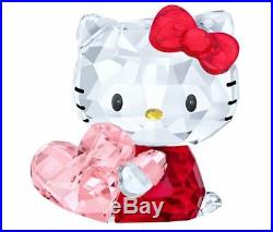 Swarovski Hello Kitty Pink Heart, Gift for Lover Crystal Authentic MIB 5135886