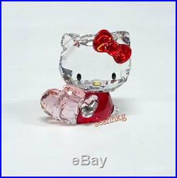 Swarovski Hello Kitty Pink Heart, Love Japanese Cat Crystal Authentic 5135886