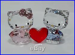 Swarovski Hello Kitty and Dear Daniel, Red Heart Crystal Authentic MIB 5428570