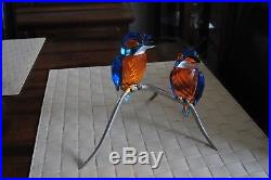 Swarovski Kingfishers 945090 Birds Crystal Figurine GREAT GIFT