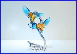 Swarovski Kingfishers Bird Blue Pair Garden Brilliant 5136835 Brand New In Box