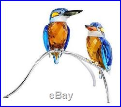 Swarovski Kingfishers Turquoise Birds Figurine No. 5155669-P NIB LAST ONE
