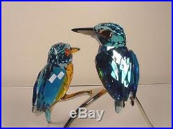 Swarovski Kingfishers Turquoise Birds Figurine No. 5155669-P NIB LAST ONE