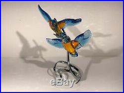 Swarovski Kingfishers Turquoise Paradise Bird Couple #5136835 Nib