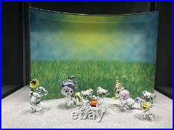Swarovski Kris Bear Mo Field Flower Crystal Display