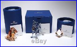 Swarovski Lady and The Tramp, Title Plaque With Boxes and Certificates