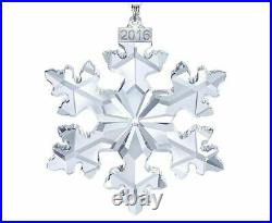 Swarovski Large Christmas Ornament Set 2016-2018 Nib