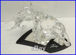 Swarovski Large Crystal Elephant 2006 Limited Edition With Original Case & COA