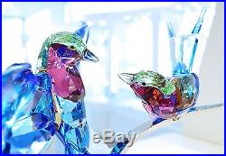 Swarovski Lilac-Breasted Rollers Birds Pair Wedding 5258370 Brand New in Box