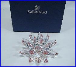 Swarovski Lotus, Flower Lt. Rose-colored / Clear Crystal Authentic MIB 5100663