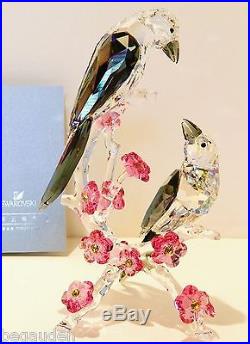 Swarovski Loving Magpies Crystal Tutelary Spirit Birds Figurine # 5004639 $920