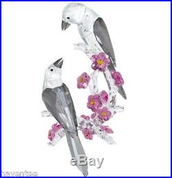 Swarovski Loving Magpies Crystal Tutelary Spirit Birds figurine 5004639