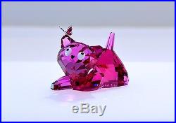 Swarovski Lovlots Emily the Purple Cat with Butterfly 995045 Brand New In Box