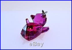 Swarovski Lovlots Emily the Purple Cat with Butterfly 995045 Brand New In Box