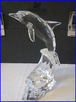 Swarovski MAXI Dolphin 7644 NR 000 004 Crystal Figurine 221628