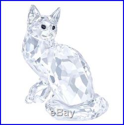 Swarovski Maine Coon Cat, animal Clear Crystal Authentic MIB 5135919