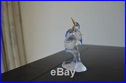 Swarovski Malachite Kingfishers Sapphire Topaz Crystal Figurine