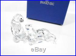 Swarovski Otters, Love togetherness, Crystal Authentic MIB 5385060