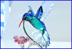 Swarovski Paradise Hummingbird Flower Bird Playful Joy 1188779 Brand New in Box