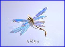 Swarovski Paradise Object Adelia Dragonfly Large Aurora 250483 Brand New in Box