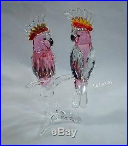 Swarovski Pink Cockatoos, Birds, Crystal Authentic MIB 5244651