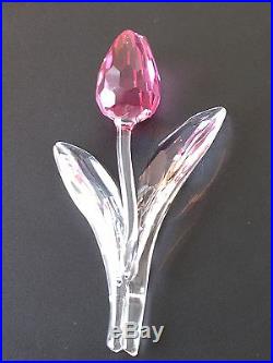Swarovski Pink Tulip, 2004 Limited Edition, Item 681333, New In Box
