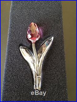 Swarovski Pink Tulip, 2004 Limited Edition, Item 681333, New In Box