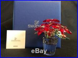 Swarovski Poinsettia Crystal Large MIB Mint in Box 1139997 With Insert
