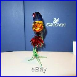 Swarovski RAINBOW LORIKEET Parrot Figurine #5136832 SIGNED BY ARTIST NIB