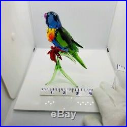 Swarovski, Rainbow Lorikeet Crystal Rainforest Colorful Parrot Bird NEW 5136832