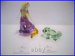 Swarovski Rapunzel & Pascal Animated Film Tangled 5301564 5301565 Retired Bnib