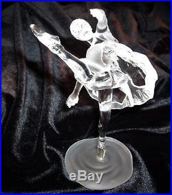Swarovski Retired Crystal Ballerina # 236715 With Box & Coa