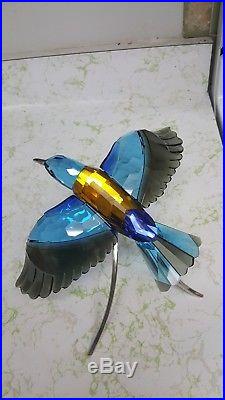 Swarovski Roller Blue Turquoise Crystal Paradise Bird # 957568 RETIRED MINT