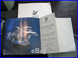 Swarovski SCS 1990 Annual Edition Dolphins with COA and Box
