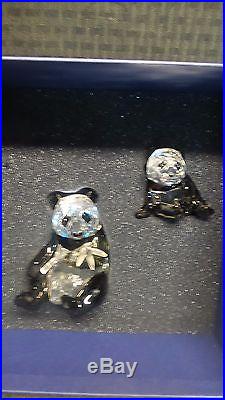Swarovski, SCS 2008 Pandas, A. E. Endangered Wild Life Art No 900918 figurines