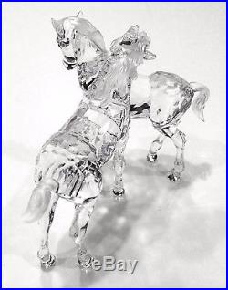 Swarovski SCS Crystal Two Horses / Foals Playing 627637 A 7612 NR 000 003