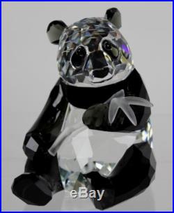 Swarovski SCS Endangered Wildlife Pandas Annual Edition Crystal Figurine NR JWD