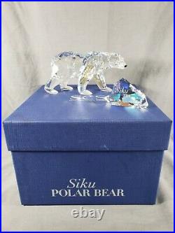 Swarovski SIKU POLAR BEAR 2011 Limited Edition SCS Crystal FIGURINE 1053154 +Box
