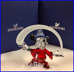Swarovski SORCERER MICKEY MOUSE Crystal 2014 Disney Figurine 5004740 New in Box