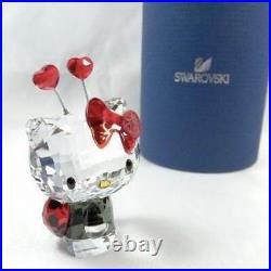 Swarovski Sanrio Hello Kitty Lady Bug Crystal Figurine with Box 2013 F/S Japan