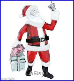 Swarovski Santa Claus, Christmas Bell Present, Crystal Authentic MIB 5003052