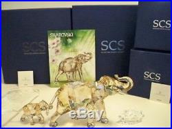 Swarovski Scs 2013 Ae Cinta & Ltd Ed Young Elephant 1137207 1142862 Bnib Coa
