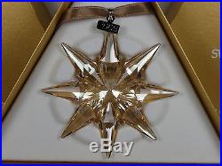 Swarovski Scs Gold Ornament 2009 Mib #1026761